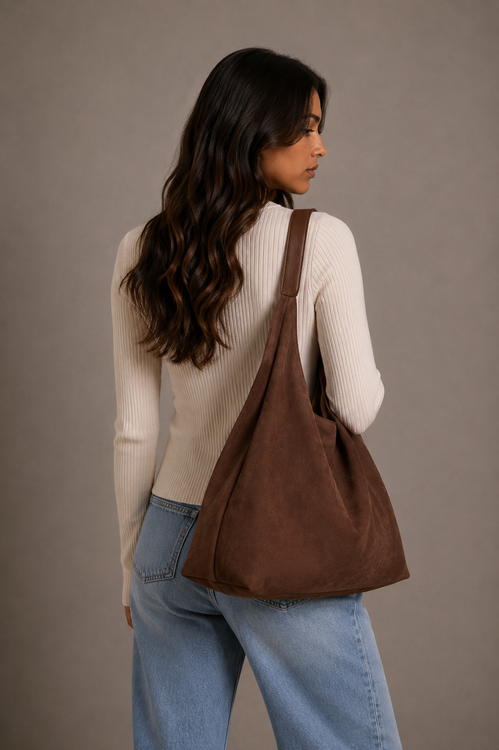 Jenna – Borsa a spalla scamosciata