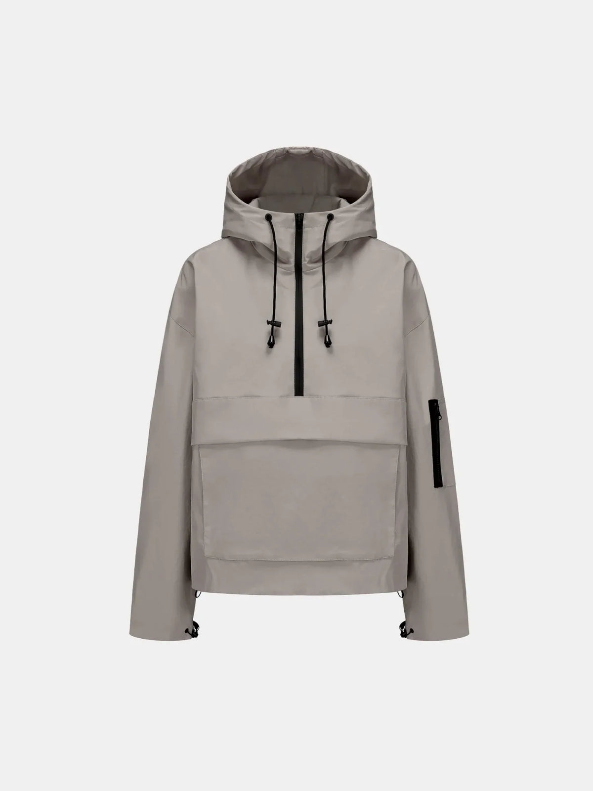 STM-TEX™ Dark Taupe Classic Relaxed Fit Rain Hoodie